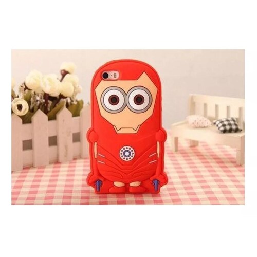 Funda De Silicona 3D Compatible Con iPhone 5 /5s (iron Man)