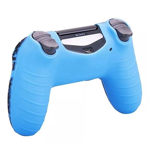 Ps4 Dualshock Funda Para Control Playstation 4 (Azul skull)
