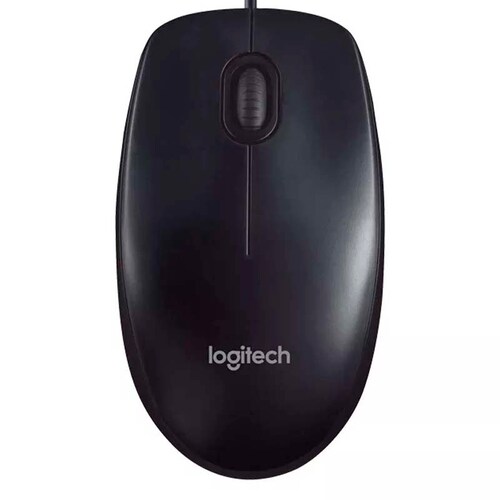 MOUSE LOGITECH M90 OPTICO NEGRO ALAMBRICO USB 910-004053.