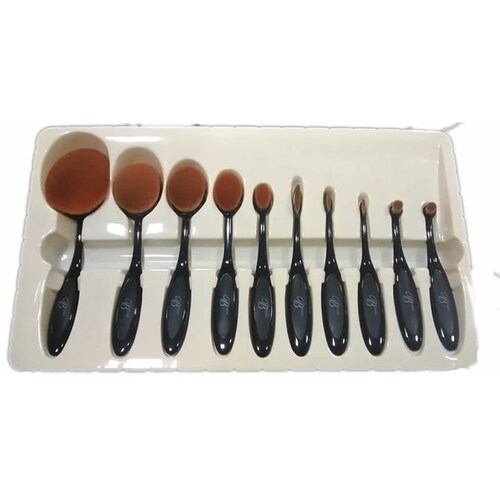 Set de 10 brochas oval