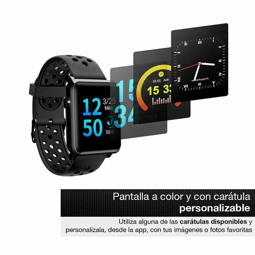 Redlemon Smartwatch Sport Premium Correa Extra de Uso Rudo Ritmo Cardiaco