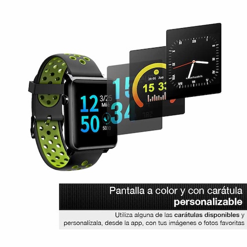 Redlemon Smartwatch Sport Premium Correa Extra de Uso Rudo Ritmo Cardiaco