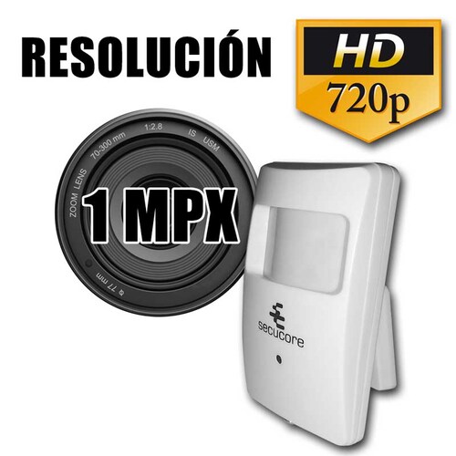Camara Espia Video Ahd Cctv 720p Oculta Sensor Movimiento