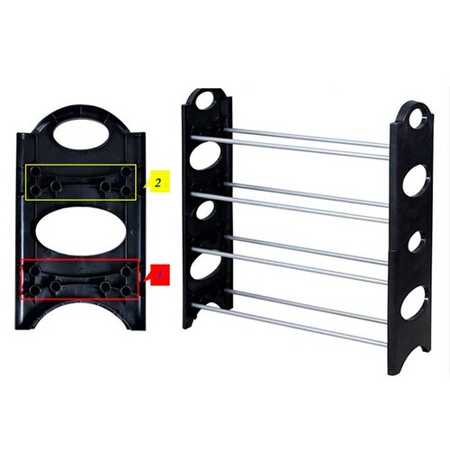 Zapatera Organizador De Zapatos 4 Niveles Para 12 Pares