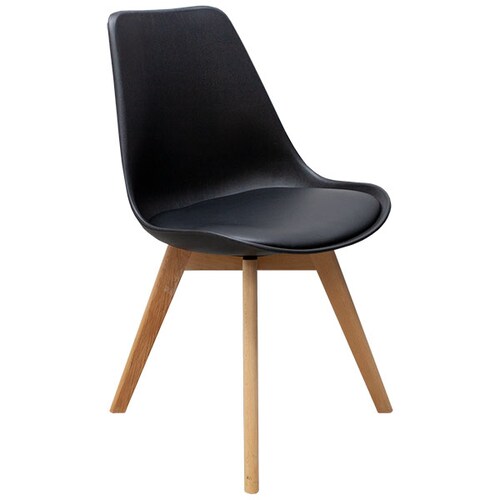 Pack De 4 Sillas Minimalista Capri Negro.