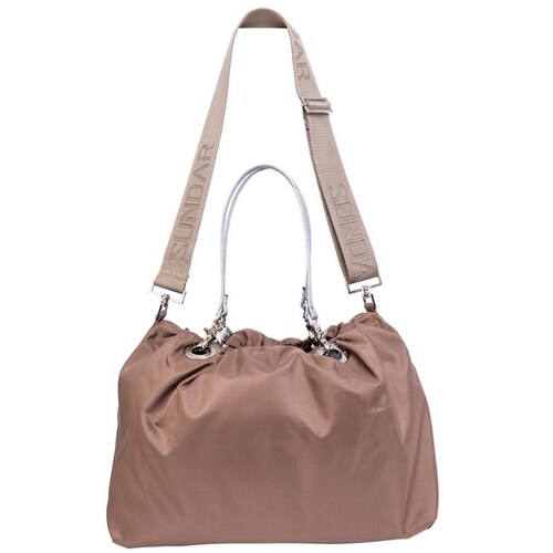 Bolsa Marron para mujer marca Sundar modelo Maria de asas intercambiables