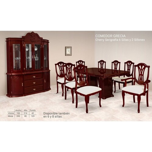 Silla Grecia Cherry - Kessa.