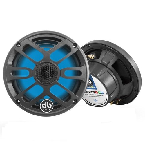 Bocinas Marinas Db Drive Led Aps65rgb 6 Para Racers Lanchas 250w 90rms