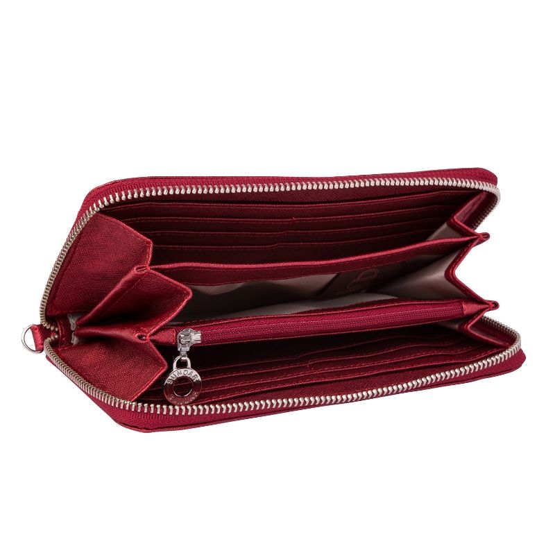 Cartera roja online mujer