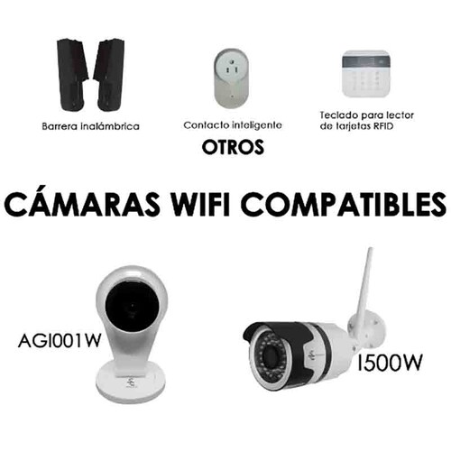 Kit Alarma Wifi Gsm Inalambrica Bateria App Casa Negocio Sms