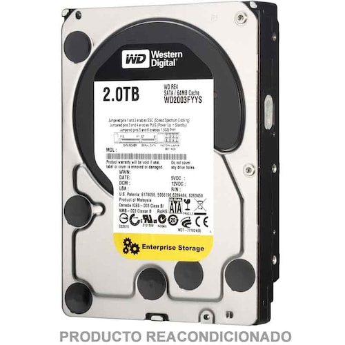 Disco Duro Interno 2TB Western Digital Enterprise 7200RPM 3.5 SATA III ...