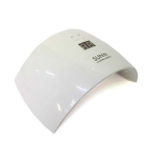 LÃ¡mpara de uÃ±as mediana Sun 9x 24 w blanca
