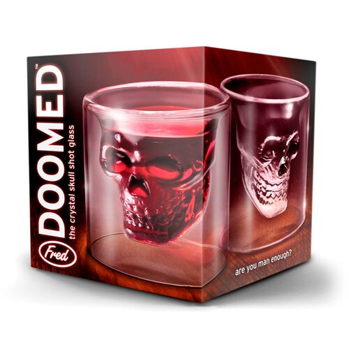 Shot De Cristal Craneo de Calavera Bebidas 75ml 2.5 Oz 