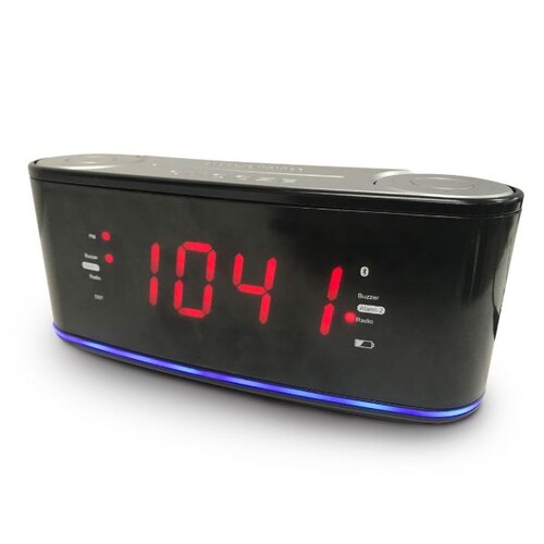 Radio Reloj Despertador MISIK MR442 Bluetooth/USB/ Entrada Auxiliar