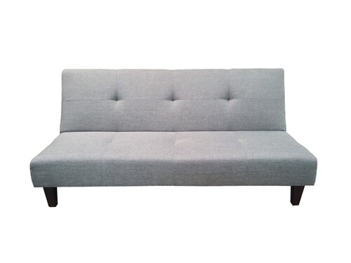 SOFA CAMA ECCO CURRY GRIS ESPACIO MUEBLES  (ENTREGA UNICAMENTE EN CDMX Y AREA METROPOLITANA)