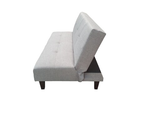 SOFA CAMA ECCO CURRY GRIS ESPACIO MUEBLES  (ENTREGA UNICAMENTE EN CDMX Y AREA METROPOLITANA)