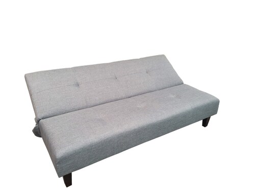 SOFA CAMA ECCO CURRY GRIS ESPACIO MUEBLES  (ENTREGA UNICAMENTE EN CDMX Y AREA METROPOLITANA)