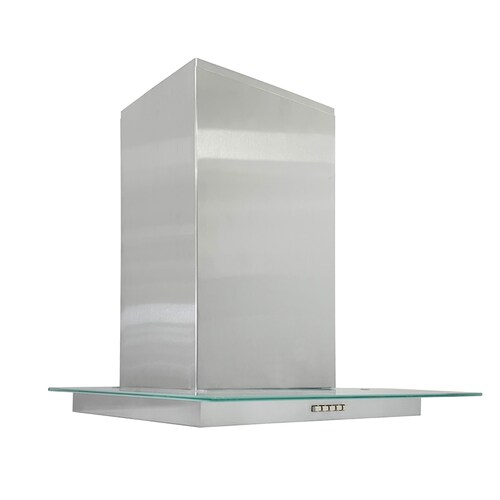 Campana Decorativa Pared de Cocina IHD Modelo CH Miami 60 cm Acero Inoxidable Cristal Plano