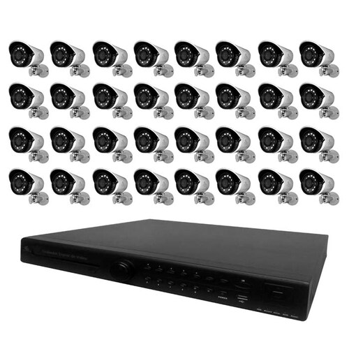 Kit Cctv Video Vigilancia 32 Camaras Dvr Hd 1080p Seguridad