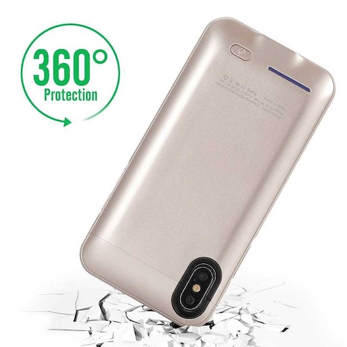 Funda con batería de emergencia Gadgets & fun para iphone 7/8 , 7/8 Plus , x y Xs  Rose gold 