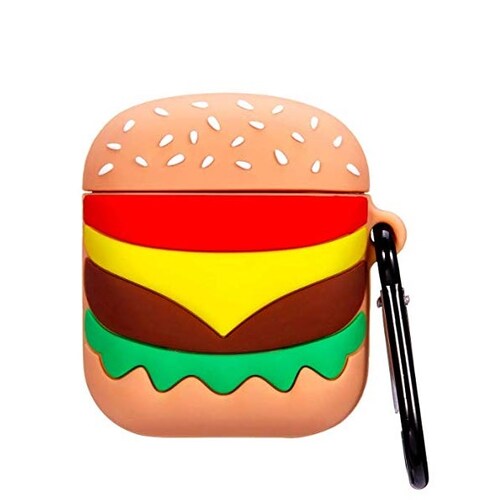 Estuche de silicon para AirPods Hamburguesa Gadgets & fun