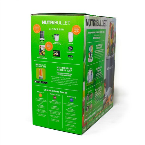 Nutribullet Magic Bullet 600 W Con Accesorios Color Gris Modelo 100391