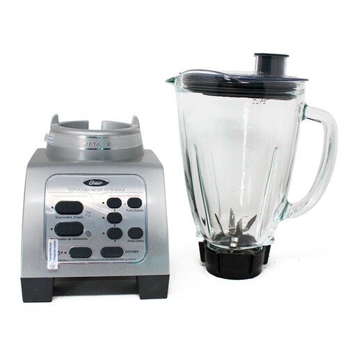 Licuadora Reversible 3 Velocidades Vaso de Vidrio Plata Oster BRLY07-S00-013