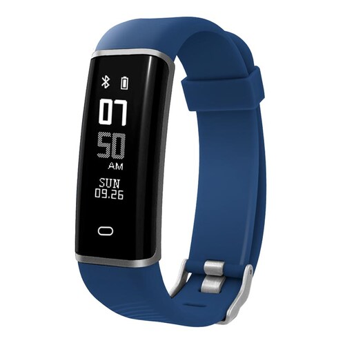 Redlemon Pulsera Inteligente Fitband Sport Contra Agua, Monitor Ritmo Cardiaco, Notificaciones Android iOS