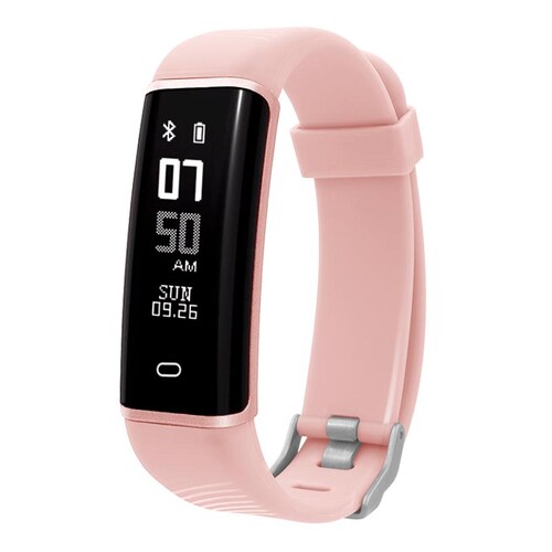 Redlemon Pulsera Inteligente Fitband Sport Contra Agua, Monitor Ritmo Cardiaco, Notificaciones Android iOS