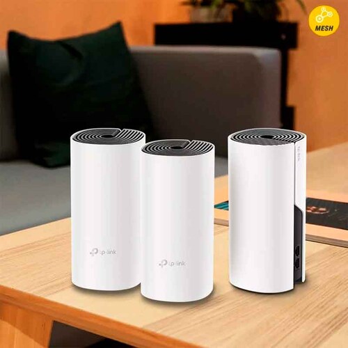 Access Point TP-LINK DECO M4 AC1200 Dual Band 802.11ac 1200Mbps 3-Pack 