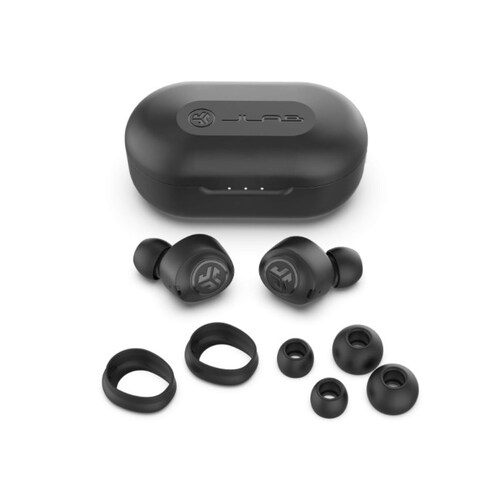 Audífonos Bluetooth Negros Modelo JBuds Air True Wireless Marca JLAB 