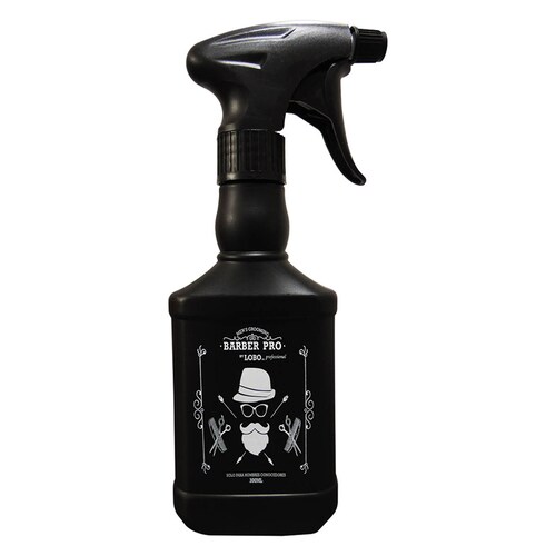 Atomizador Negro Mate Barber Pro 1792-00 Lobo 