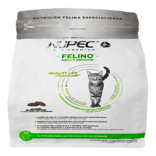 Nupec Indoor Cat Adulto 1.5 kg