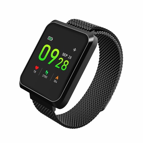 Reloj inteligente smartwatch HD waterproof IP67 Sw1 - Zeta - Black