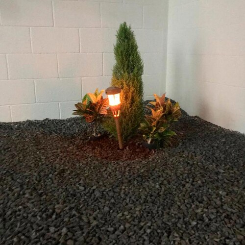 Lampara Solar Tipo Antorcha 40 Leds Para Jardin Impermeable