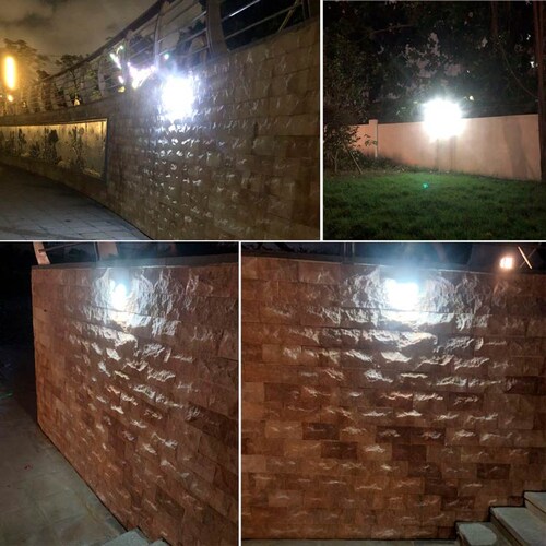 Lámpara Solar Con 100 Leds Sensor De Movimiento Impermeable