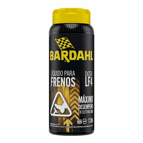 Liquido Para Frenos Disco Y Tambor Bardahl Dot-4 350 Ml 