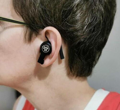 Audífonos Bluetooth Negros Modelo JBuds Air Executive Marca JLAB 