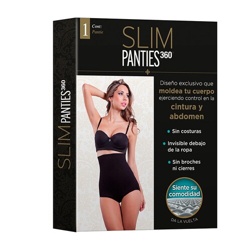 Slim Panties Faja moldeadora Onepack Negro - Talla G