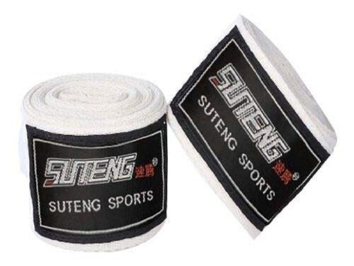Venda Mma  Box  Muay Thai  Suteng (par) Vendas Entrenamiento Color Blanco