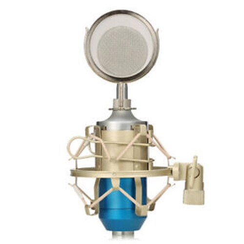 Microfono Condensador Profesional Bm8000 Color Azul