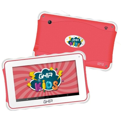Tablet GHIA Kids NOTGHIA-213 Rosa  7" Android 8.1 Doble Cámara