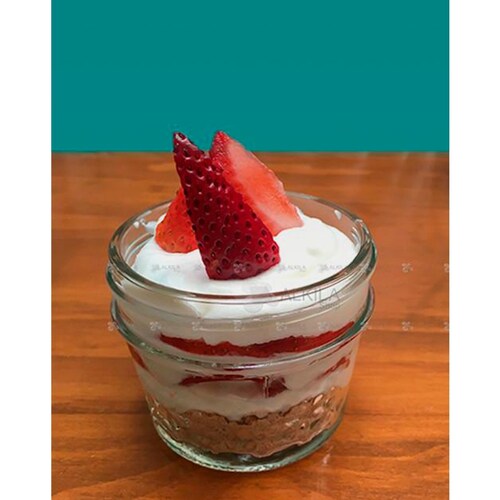 12 Frasco Vidrio Tapa Mason Jar Quilted Boca Regular Transparente 4oz/113ml Ball
