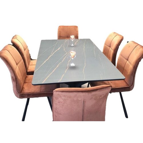 Mesa Extensible de Comedor DT9014 Negro - Kessa