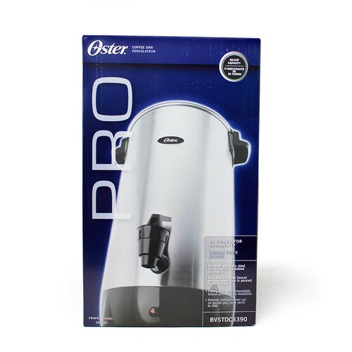 Cafetera Percoladora Pro 35 Tazas Aluminio Oster Bvstdc3390