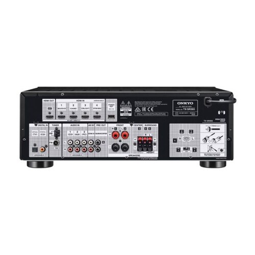 Receptor ONKYO TX-SR393 Negro 155W Dolby Atmos Bluetooth
