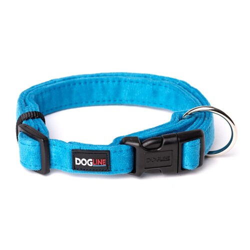 Collar Perro Microfibra Dogline Chico.
