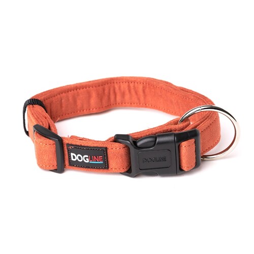 Collar Perro Microfibra Dogline Chico.