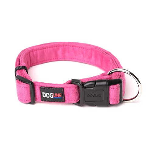 Collar Perro Microfibra Dogline Chico.
