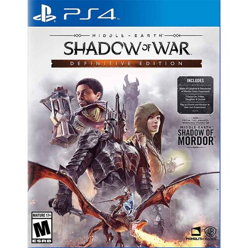Ps4 Juego Middle Earth Shadow Of War Definitive Edition